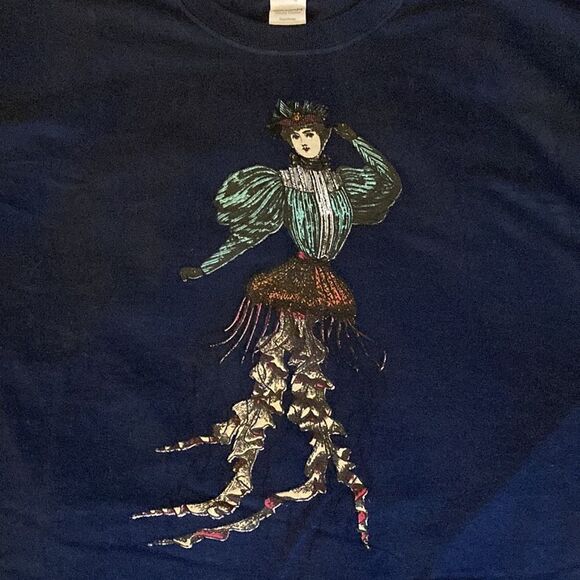 Gildan Warren Hayes Concert T-shirt in Navy Cotton with Short Sleeves. Size XL. - Picture 2 of 6